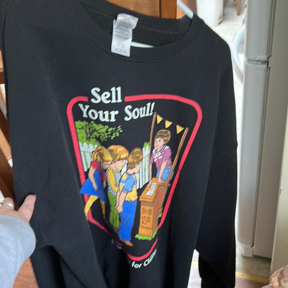 Funky sell your soul sweatshirt